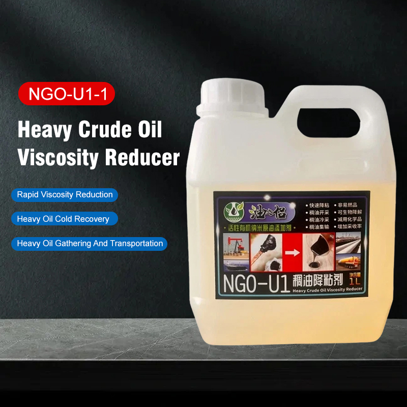 Are there any safety risks in the handling and storage of heavy crude oil viscosity reducer?